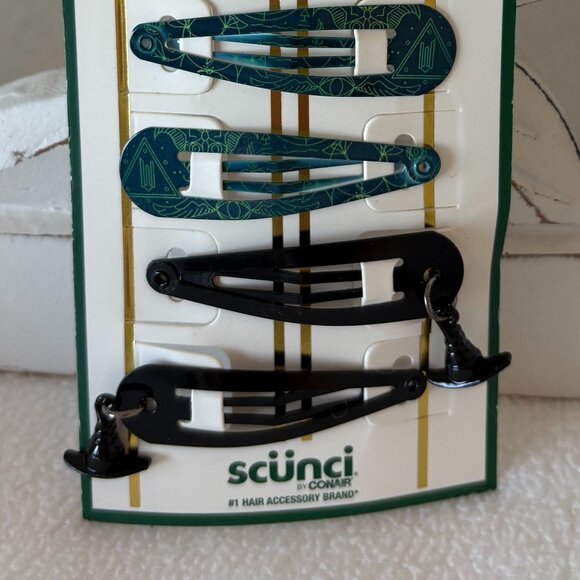 NWT - Wicked Scunci By Conair Elphaba Hair Accessories Set - Picture 5 of 12